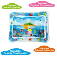 Baby Water Play Mat Inflatable Cushion PVC Infant Tummy Time Toddler Water Pad For Kids Early Education Developing Activity Toys 2