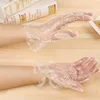 One Bag New Disposable Transparent PE Gloves Food Grade Sanitary Gloves One Colorful Bag With 90-100 PCS S1414 6