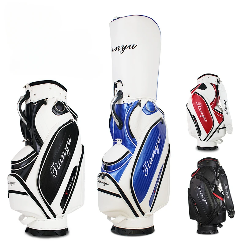 High Quality Golf Ball Bag PU Waterproof Lightweight Travel Pack Thickened Club Large Capacity Golf Standard Bag TBZB011