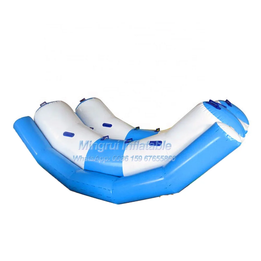 Altalena Galleggiante Gonfiabile Trainabile 1.2M X 3.4M Water Toy Water Totter Per Giochi A Bilanciere