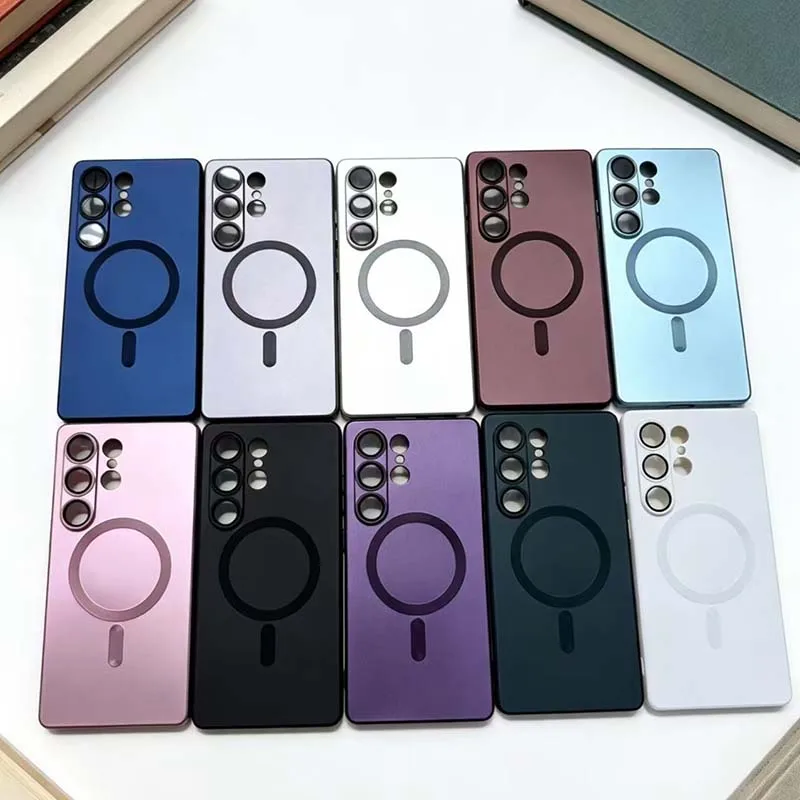 Magnetic Metal Thin Soft TPU Protective Phone Case