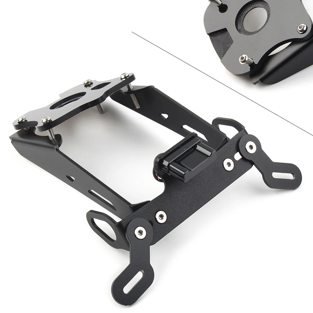 

Черный держатель для номерного знака мотоцикла MT09 21-22, крыло, Устранитель заднего хода для Yamaha MT-09 2021 2022