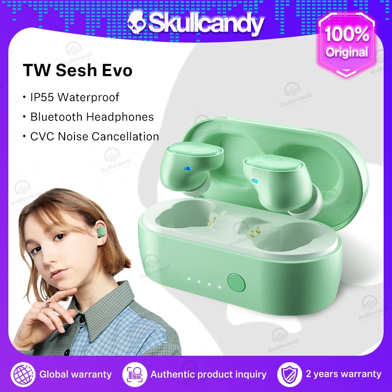 Noise Cancelling Skullcandy Sesh Evo Waterproof Skullcandy Sesh