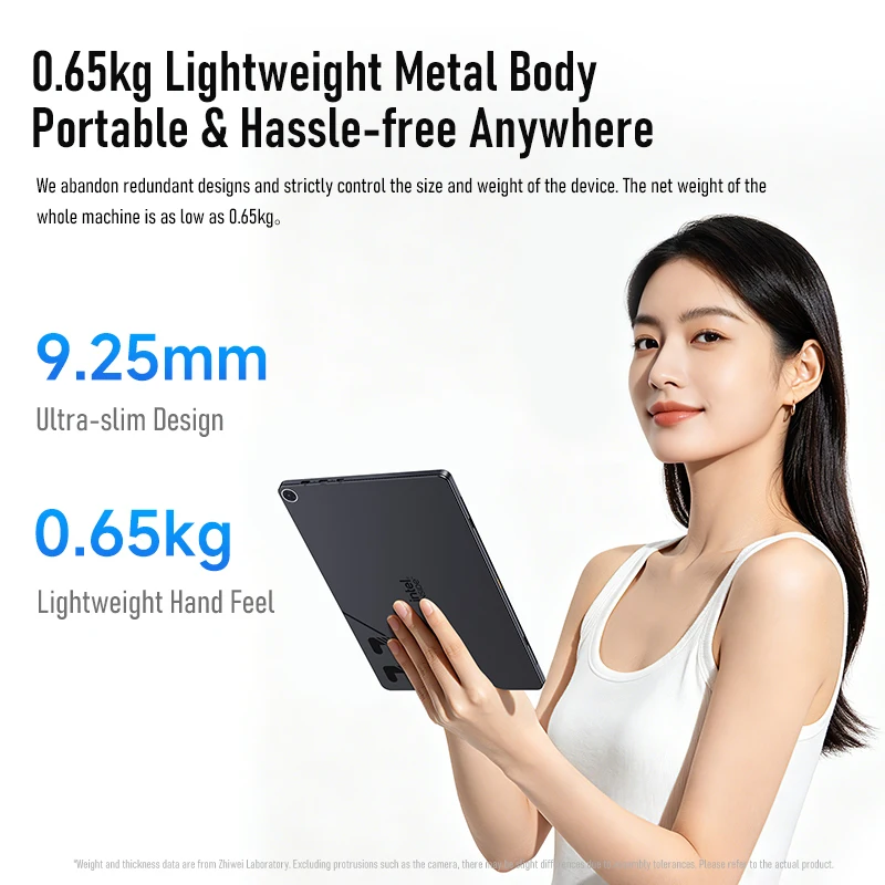 Zwide SA11 Pro 가볍고 편리한 2-in-1 태블릿 10.95인치 비즈니스 여행, 사무 업무 및 엔터테인먼트용