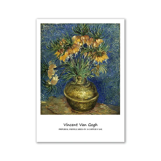 Van Gogh Masterpiece Canvas Art Prints for Elegant Living Room Decor