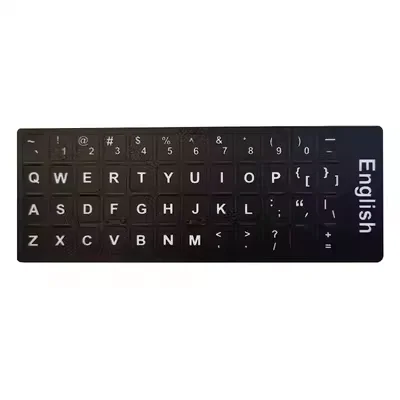 2023 1 Pz Russo Ebraico Spagnolo Tedesco Italiano Francese Arabo Tastiera Adesivi Layout Lettera Alfabeto Con Spedizione Gratuita