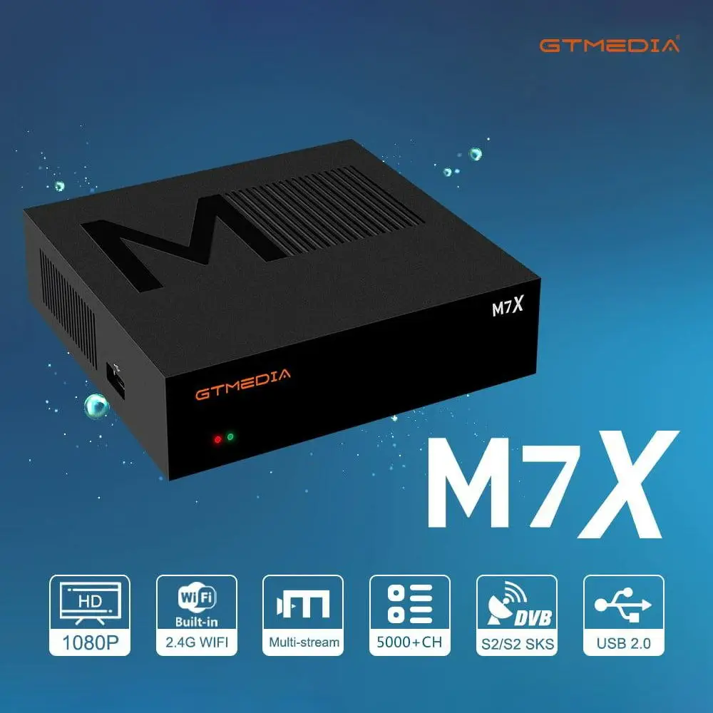 IKS ù  GTMEDIA M7X DVB-S2 1080P  TV ù, 70W IKS/CS/M3U,VCM/ACM, Ʈ Ʃ lKS ڴ