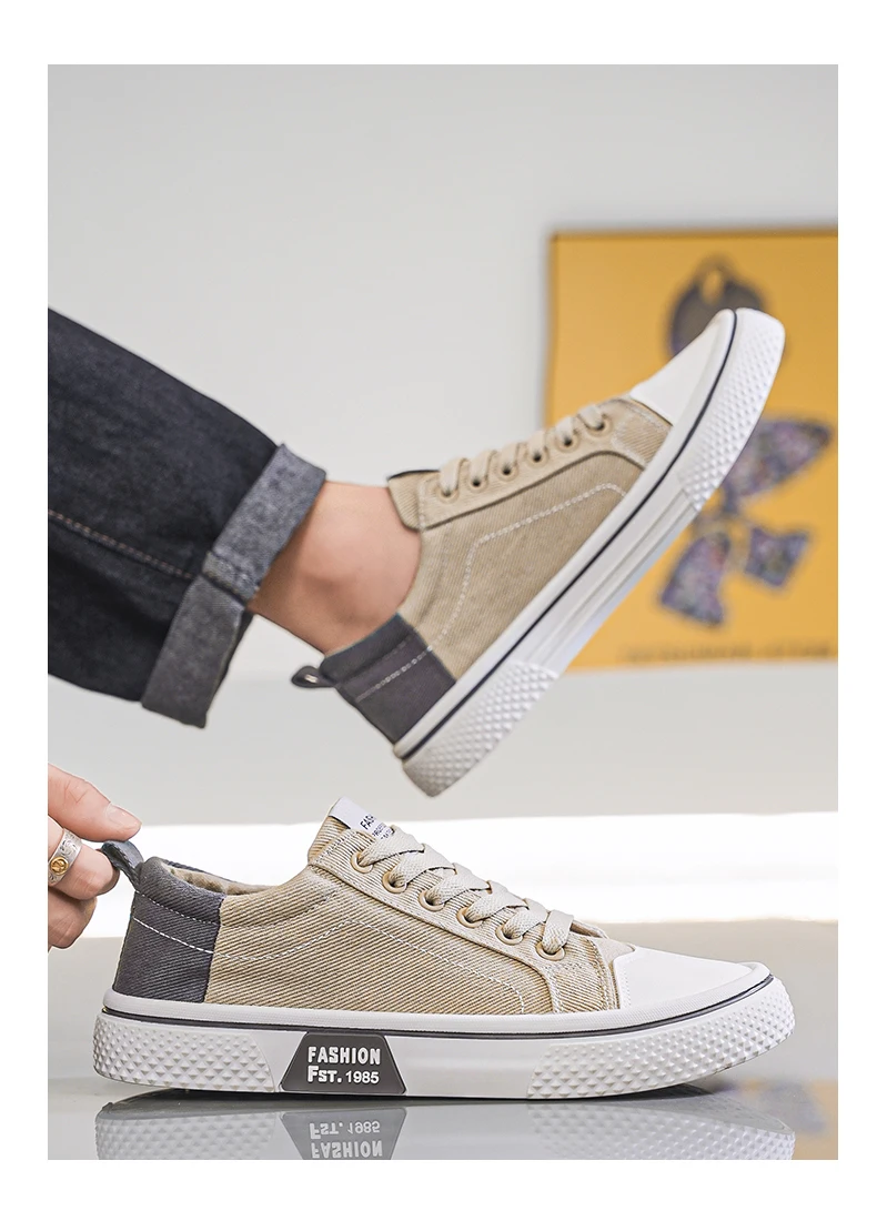 Men's Casual Canvas Shoes Detail 15