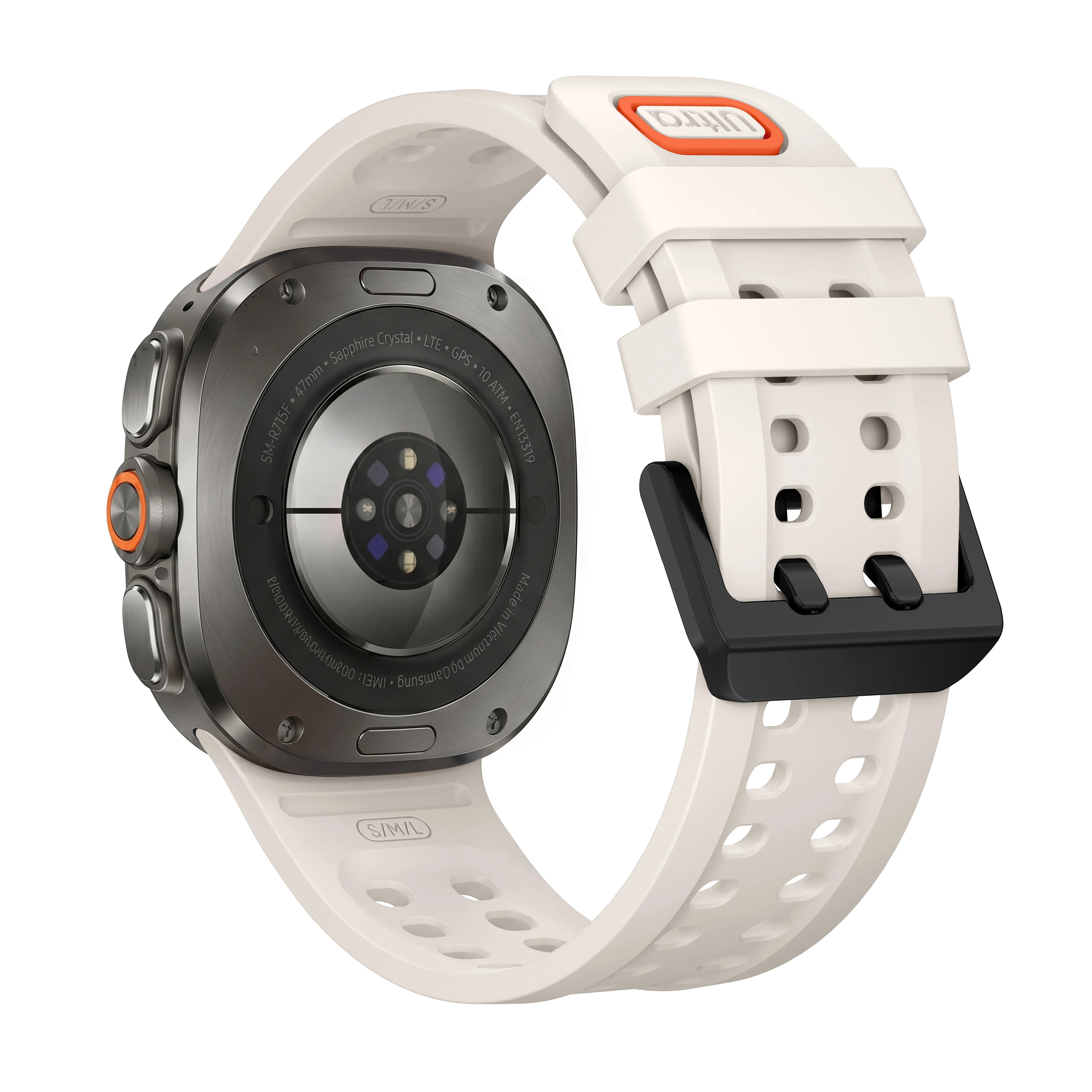 Premium Silicone Marine Sports Band for Smartwatch - Ultra Durable Strap