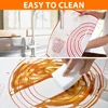 Silicone Pastry Mat with Measurements, Reusable Non-slip Non-stick Baking Mat for Rolling Dough, Fondant /Pizza Mat, Counter Mat 6