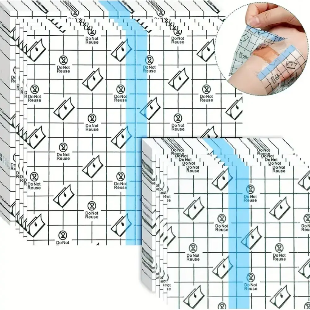 PUWaterproofBandagesDisposableTransparentStretchableAdhesive