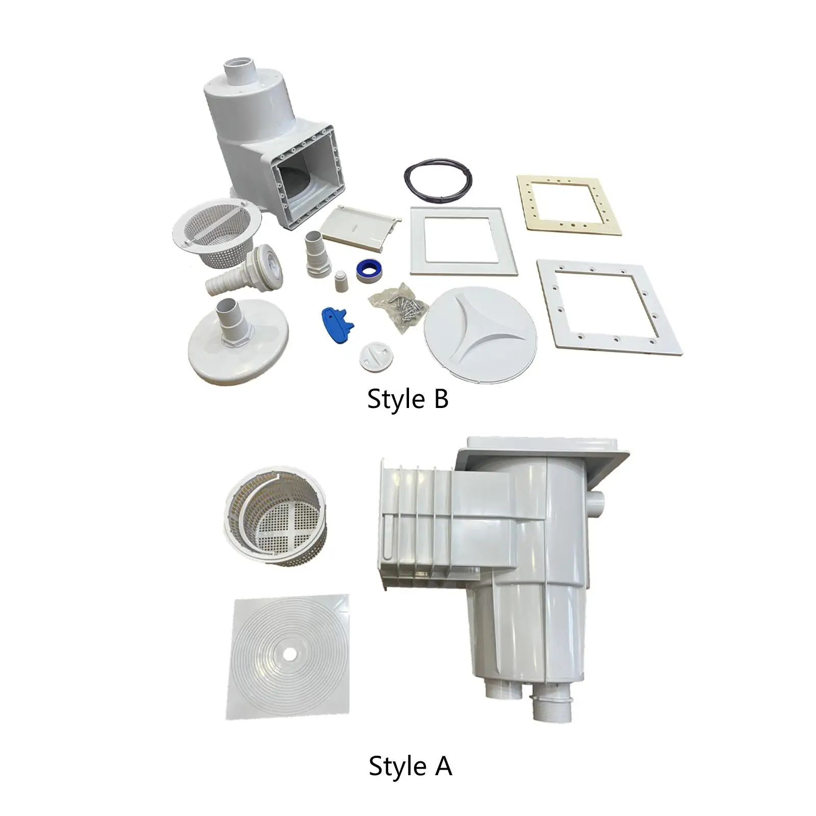 Ground Pool Kit Nozzle Water Outlet Wide Mouth Opening Ground Pool Filter for Swimming Pool Cleaning Equipment