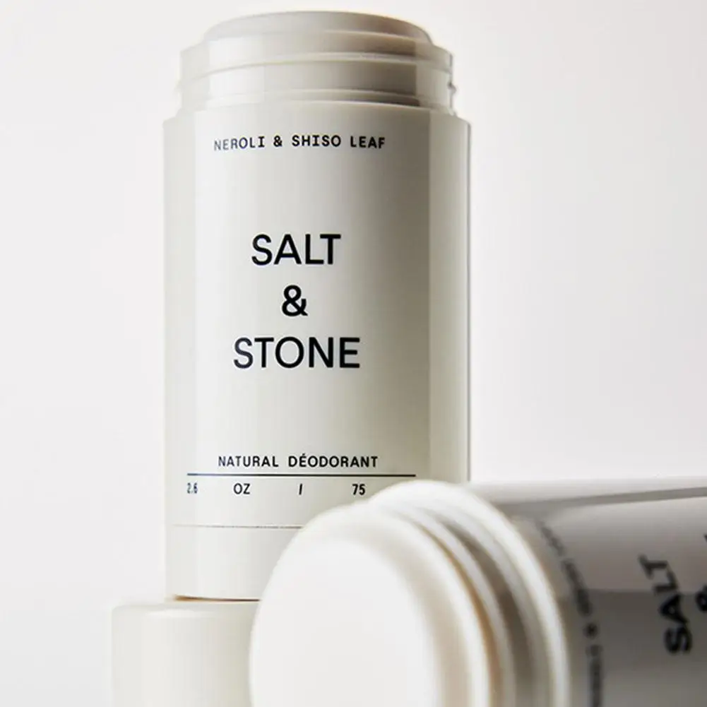 SALT&STONE Deodorante Stick Profumato Lunga Durata Fragranza Sandalo Rinfrescante Non Appiccicoso Cura delle Ascelle Elimina gli Odori
