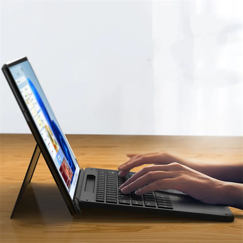 Teclado Magnético sem Fio para Microsoft Surface Pro x Teclado Retroiluminado Trackpad Teclado Russo Espanhol Árabe - Imagem 5
