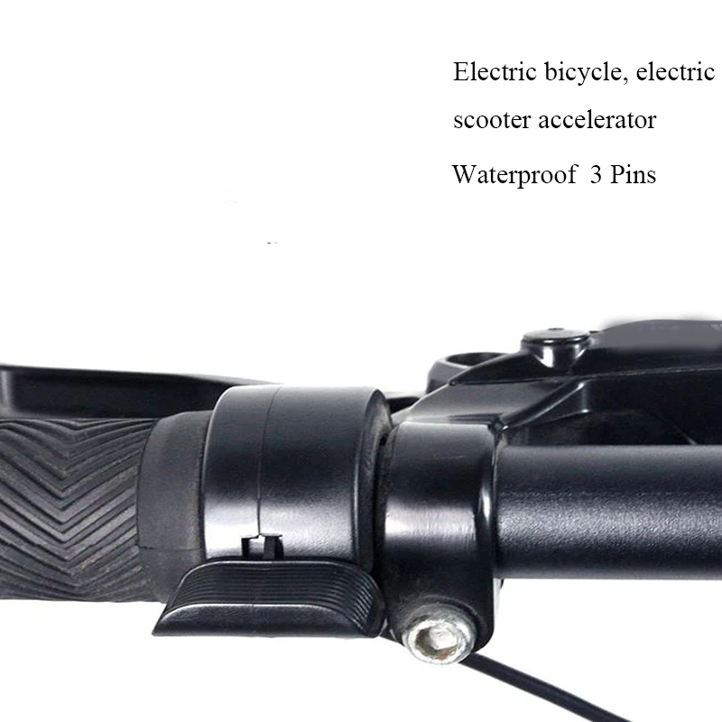 Scooter Accelerators 48V Electric Mountain Bike Waterproof 3 Pins Throttle for Electric Snow Bicycle