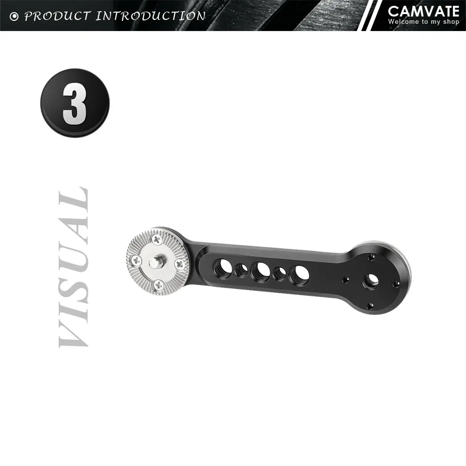 ARRI Rosette Extension Arm With Double-ended M6 Thread (Non-stretch) For DSLR Ca