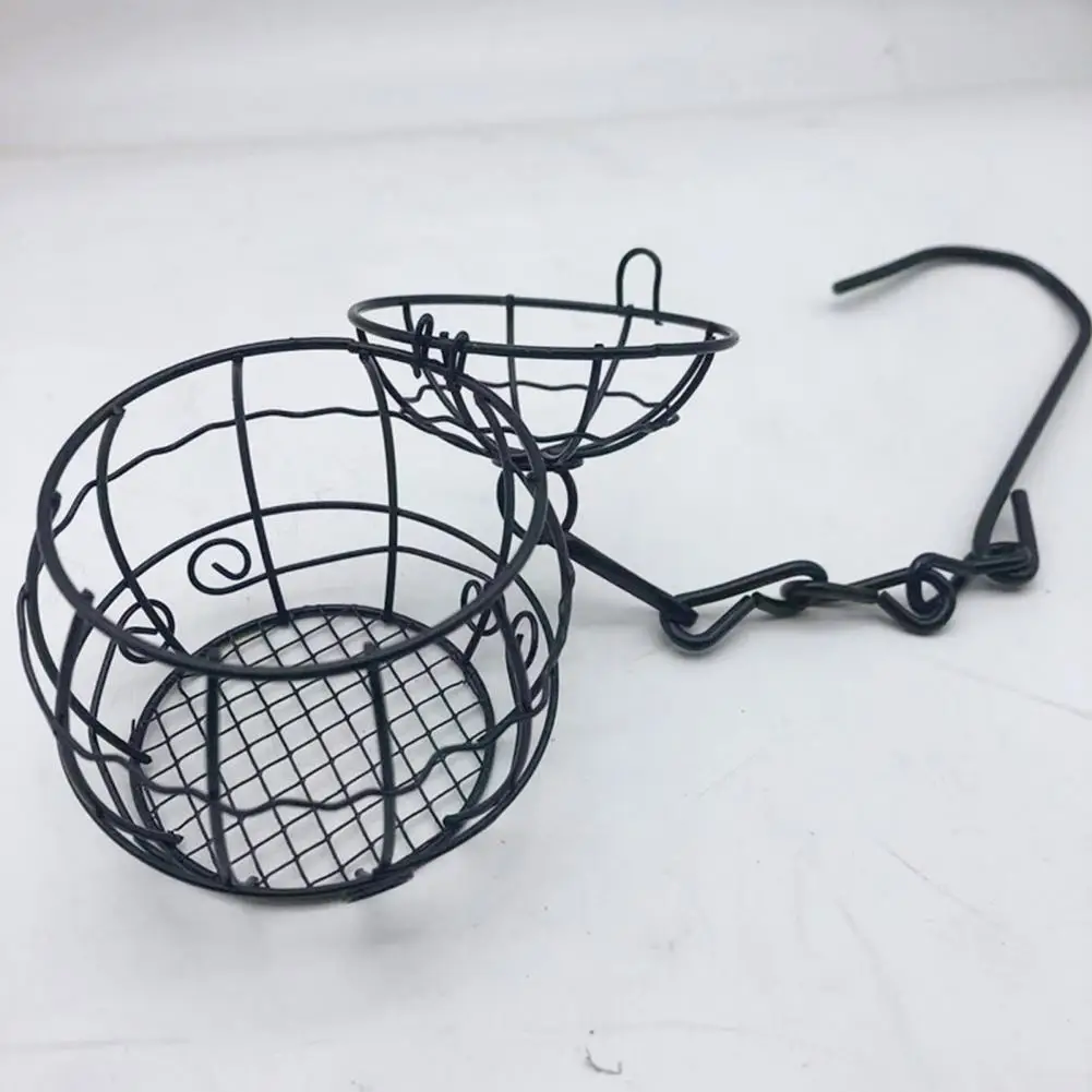 

Multi-use Outdoor Garden Bird Feeding Basket Parrot Feeder Reusable Feed