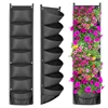 Vertical Hanging Garden Grow bag Planter Flower Pots Layout Waterproof Wall Mount Hanging Flower Pot Bag Indoor Outdoor Use 1