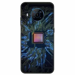 Soft TPU Painted Cat Lion Back Cover - Protective Silicone Case for Nokia X100 5G (W101.CH.164)