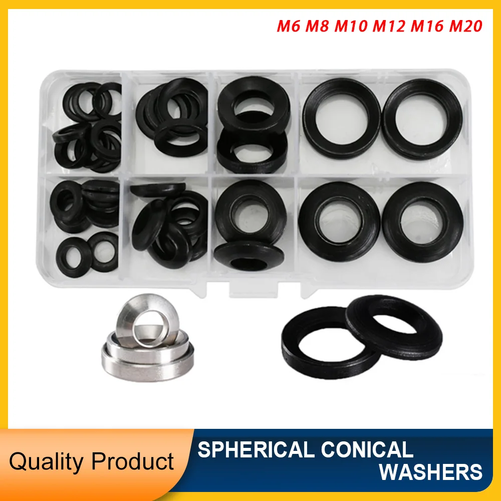 

M6 M8 M10 M12 M14 M16 M18 M20 Countersunk Spherical Conical Washer Flat Solid Head Conical Gasket 304 Stainless Steel Washers