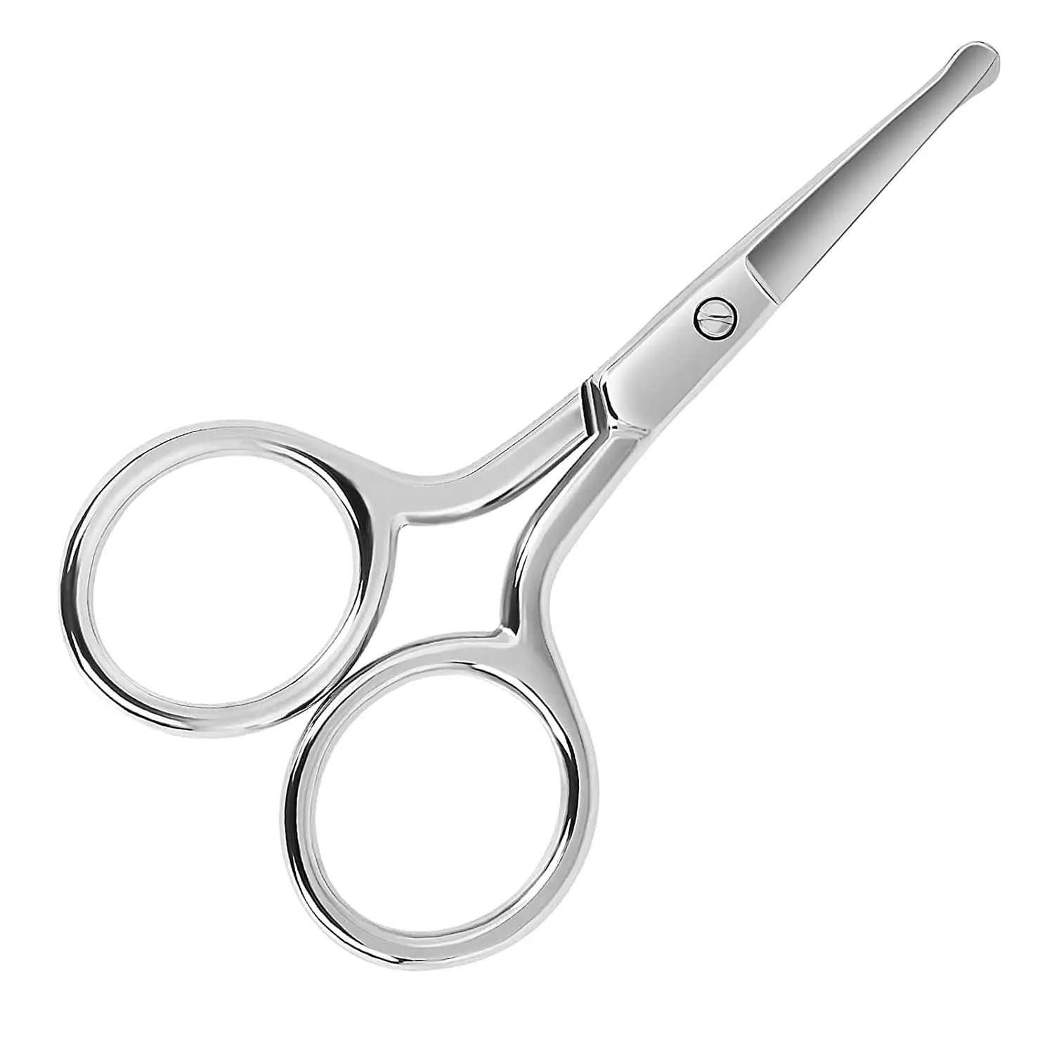 цена Small Scissors, Eyebrow Scissors, Nose Hair Scissors Round Tip Design, Will Not Hurt the Nasal Cavity. Professional Grooming Sci