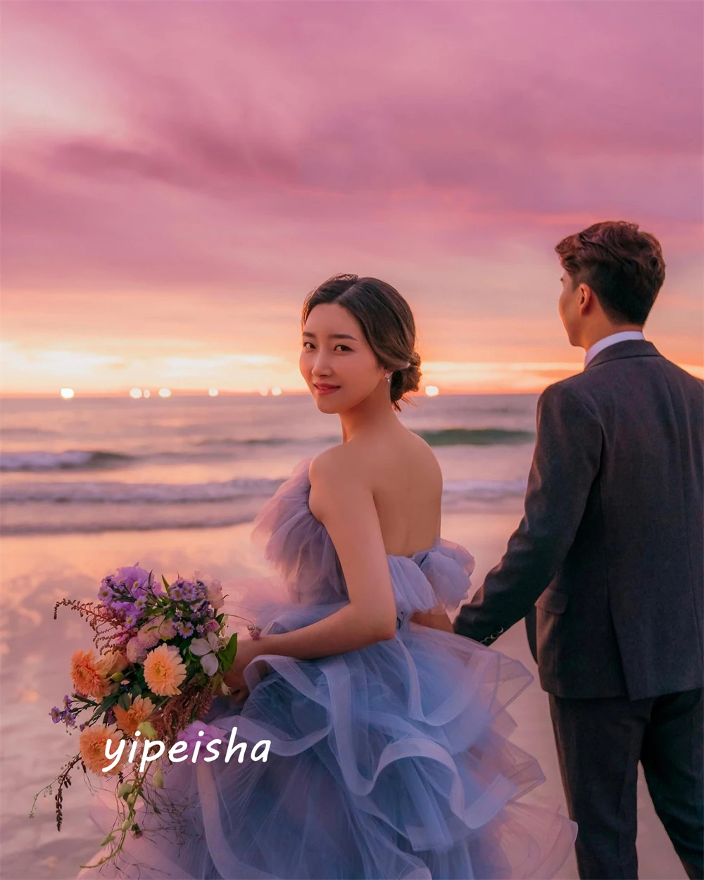 Рисунок 3 - Изысканное Модное бальное платье Yipeisha без бретелек