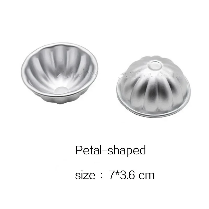 1 Pair Bath Bomb Molds Aluminium Alloy Salt Ball Mould For Soap Homemade DIY Bathing Chocolate Cake Pudding Making Tools bath bomb mold