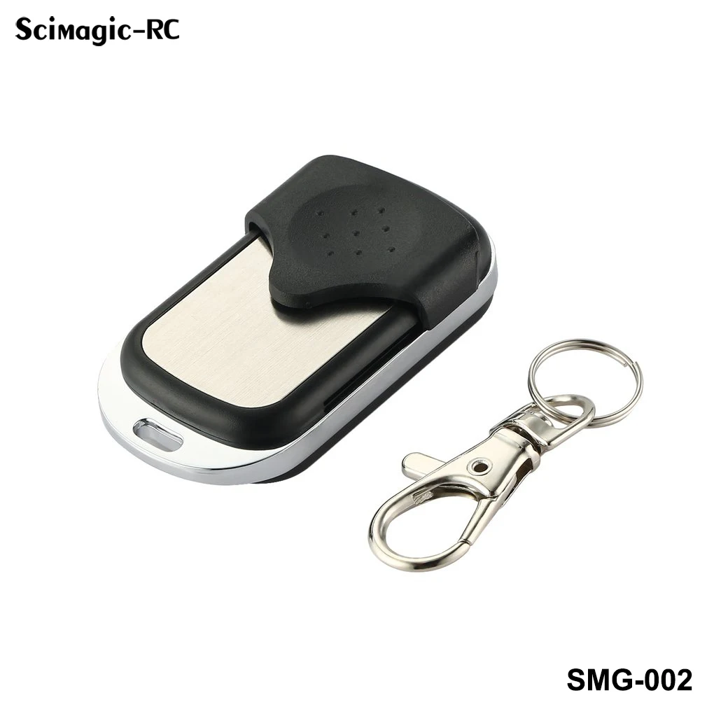 Universal 433MHz Garage Remote Control Compatible With 433.92MHz Fixed Code Gate Control Keyfob Transmitter Garage Door Gate 6