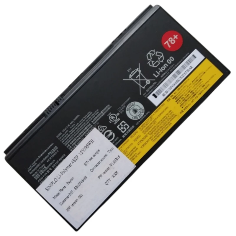 Bateria do Portátil para Lenovo Thinkpad 15v 78 Mais 78 ++ Sb10f4646468 00hw030 01av451 P70 P71 P72 20es 20er003nge 20er000ege 20hka001cd - Imagem 5