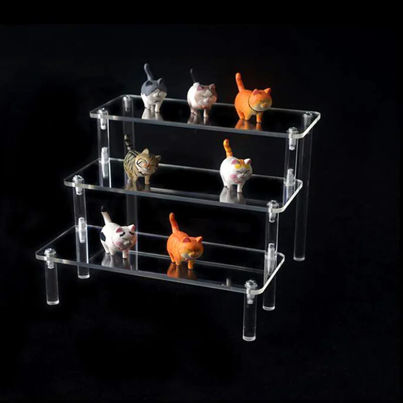 1 Set Cosmetics Perfume Organizer Nail Polish Display Holder Storage Display Stand, Transparent Acrylic Countertop Storage Rack 5