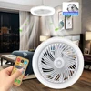 E27 Ceiling Fan Light With Remote Control 3 Colors AC 85-265V 30W Silent Fan Ceiling Lamp Timer Function For Bedroom Living Room 1