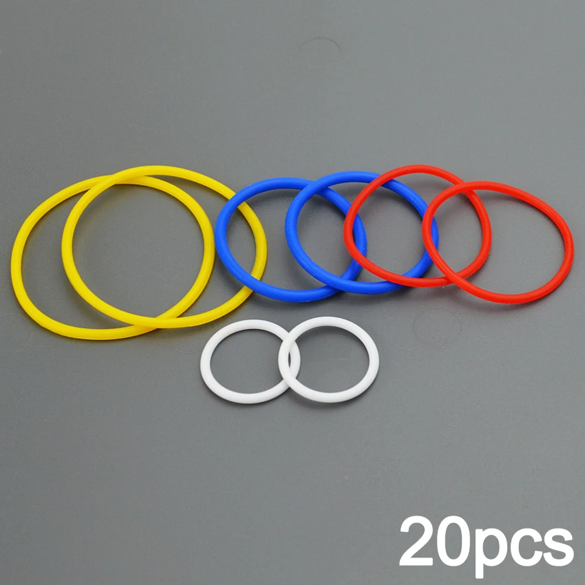 MOC 하이테크 고무 밴드, 85543 85544 85546 85545 빌딩 블록, 고무 벨트 장난감, 20 개 브릭, 2x2, 3x3, 4x4, 5x5 EV3 호환