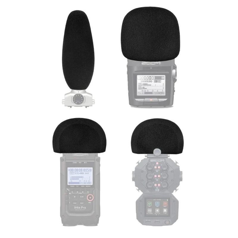 Schiuma Antivento Per Zoom Sgh-6/H2N/H4N H5 H6 H8 Xyh-6 Xyh-5 Record Parabrezza Schermo Del Vento Leggero Moff Drop Shipping