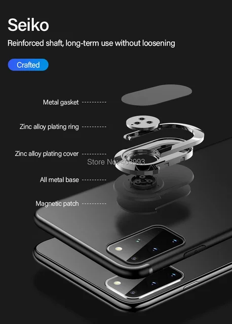 Anello Magnetico Anti-polvere Antiurto Con Custodia Per - Foto 4