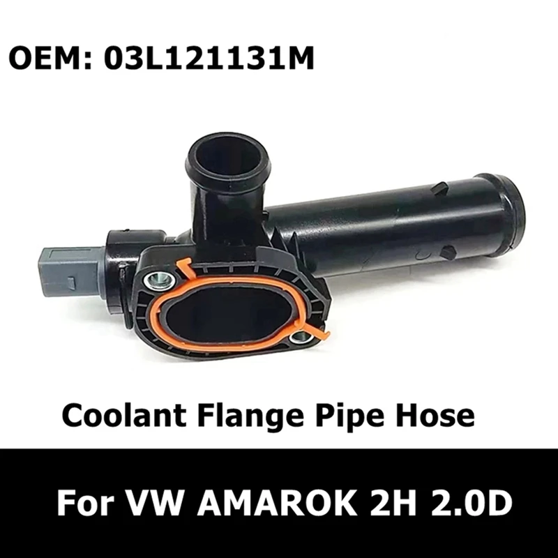 Smart Thermostat Engine Coolant Thermostat Automotive Coolant Thermostat with Temperature Sensor Thermostat Water Connection for AMAROK 2H 2.0D 2010 03L121131M