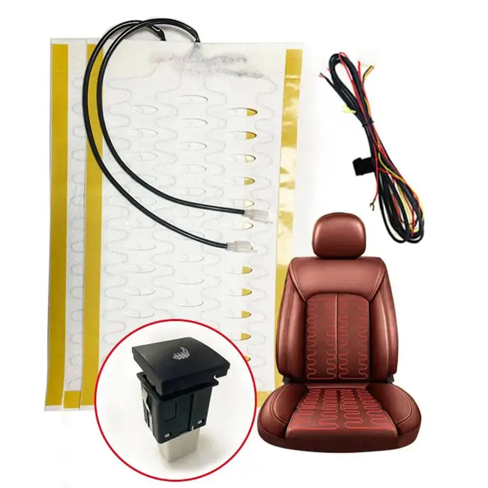 

Universal Car Seat Heater Kit 12V Alloy Wire Control Ventilation System Switch Automotive Fast Warmer Winter Heating Seat C I9L9