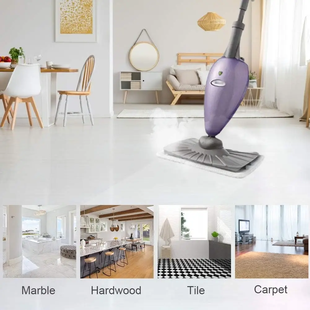 Microfiber Mop Pad 2/3/4PCS Steam Mop Pads Washable Microfiber Cleaning Steamer Replacement Pads for Shark Steam & Spray Mop
