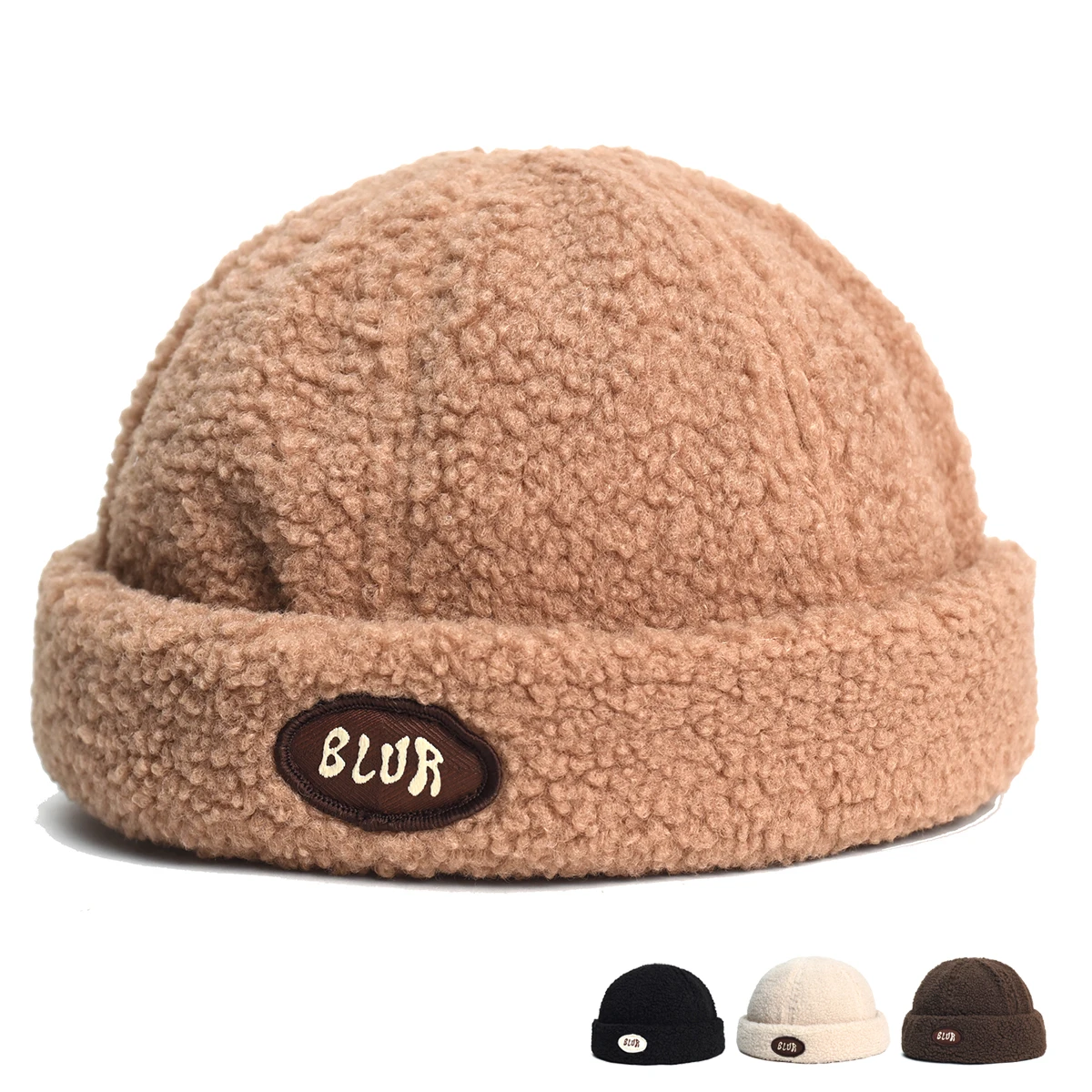 

Vintage Dome Hat Mens Melon Beanie Cap Solid Color Docker Hat Unisex adjustable Winter Hat for Women men Bonnet Beanies