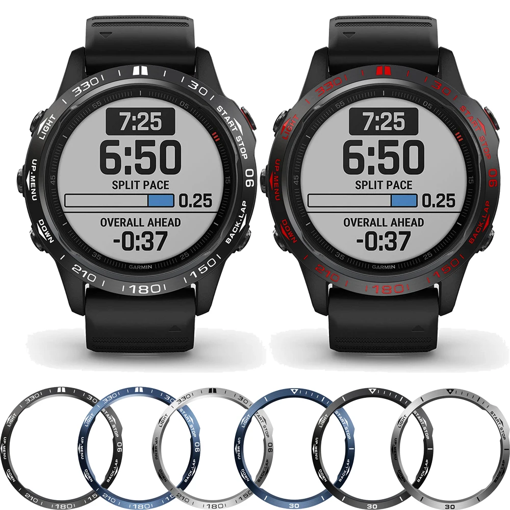

Кольцо из нержавеющей стали для смарт-часов Garmin Fenix 7 7X 6 6X Pro 5 5X Plus