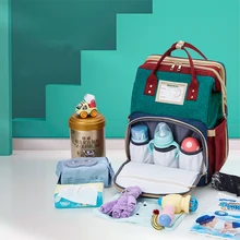 

Portable Folding Crib Diaper Bag Multi-Function Large Capacity Baby Backpack Diaper Bag Baby Stroller Diaper Bag Backpack