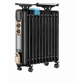Airo Electric Heater Durable Metal PTC Heating Fan Oil-Filled Radiator for Household Bedroom Bathroom Living Room