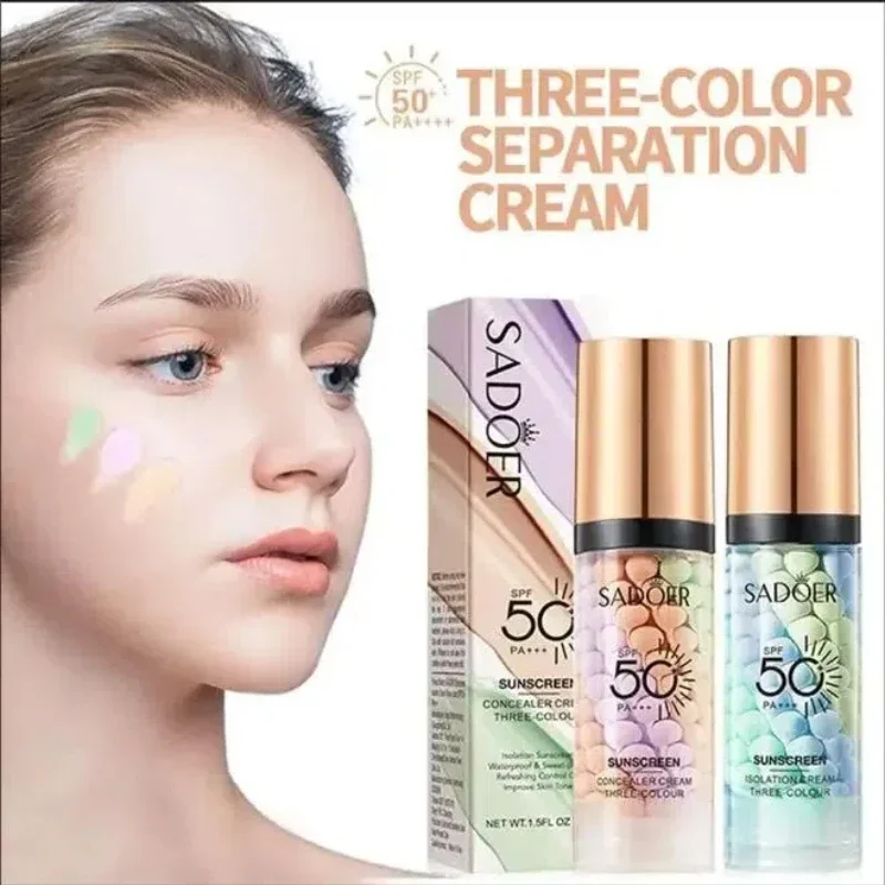 Makeup Primer SPF50+ Moisturizing Isolation Cream Invisible Pores Facial Base Brighten Correcting Skin Tone Refreshing for facial primer,makeup primer