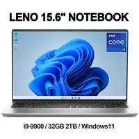LENO HOT 15.6" Laptop Windows 11 Intel Core i9 9900 32GB 1TB/2TB 1920*1080HD Gaming Computer PC Gamer office Ultra Slim Notebook 1