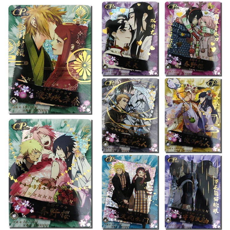 

Anime NARUTO CP card Uzumaki Naruto Haruno Sakura Uchiha Sasuke Uchiha Itachi Game Collection Man Birthday Christmas gifts