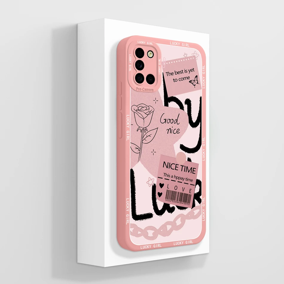 Aesthetic Soft Silicone Phone Case with Full Protection and Anti-Shock Design