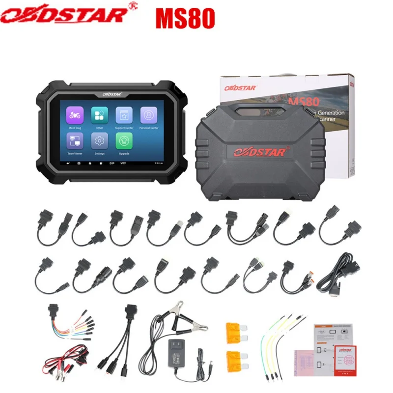 

OBDSTAR MS80 Intelligent Motorcycle Diagnostic Tool Support IMMO Programming Motorcycle/Snowmobile/ATV/UTV Diagnostic Scanner