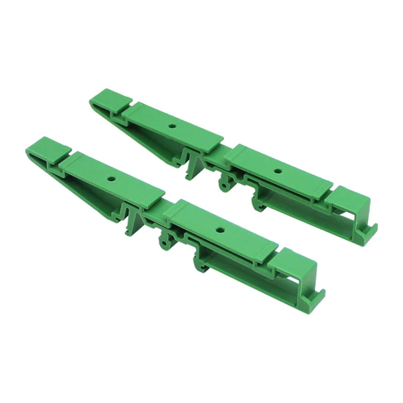 PCB DIN Rail Mounting Adapter Circuit Board Bracket Holder Carrier Clips Control Board Adapter 25mm 10mm wide 43mm long 2pcs din rail,din rail bracket