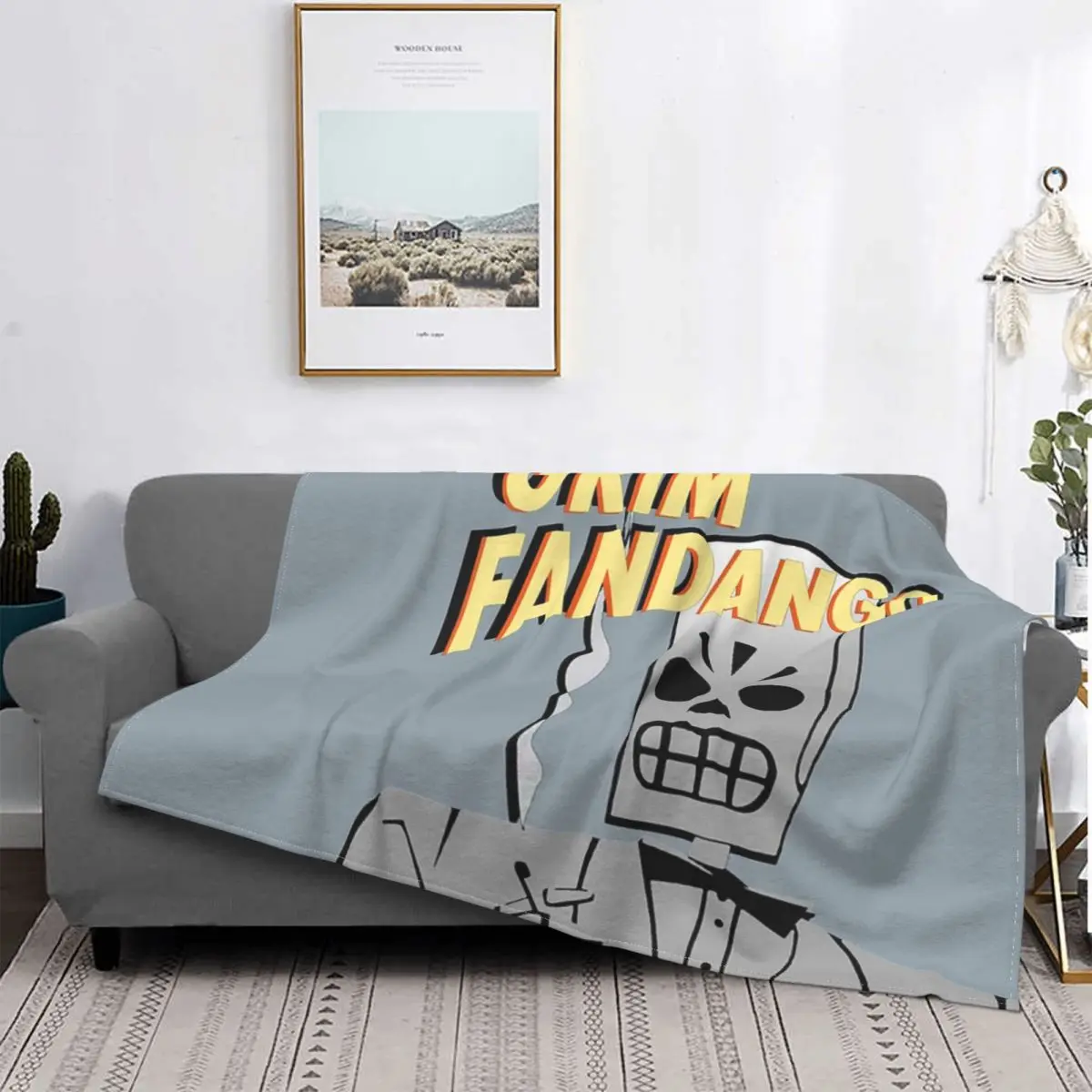 Grim Fandano-Colcha A Cuadros Para Cama, Manta De Lana De 90, Funda Para Niños