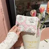 Fashion Small Fresh Cotton Coin Wallet Flower Pattern Zipper Coin Purses Lady Girls MakeUp Bag Key Money Storage Bag 3
