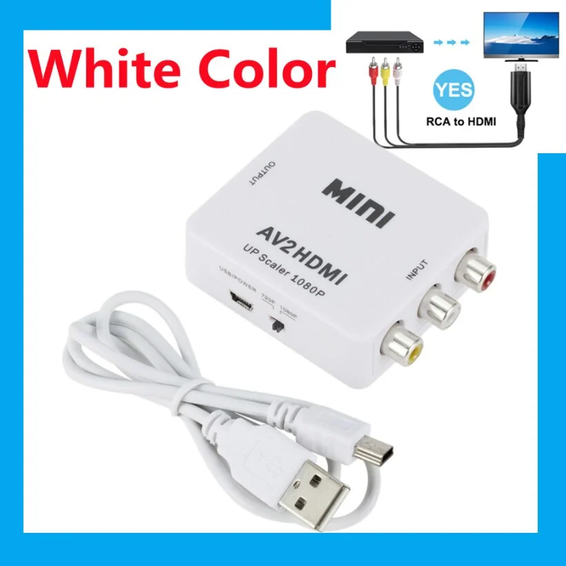 RCA-HD ȯ AV2HDMI RCA AV CVSB L R -HDMI ȣȯ AV Ϸ  HD  ȯ, 1080P NTSC PAL 